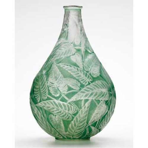 René LALIQUE (1860-1945) - Vase « Sauge».
