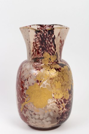 Vase aux pivoines Cristallerie de Sèvres 1885|||||