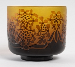 D&#039;Argental, Vase Aux Fleurs Stylisées||||||