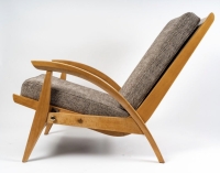 Paire de fauteuils réglables Guy Besnard, FreeSpan, 1950