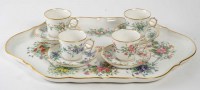 Un service à café en porcelaine de Sèvres, XIXème siècle