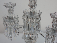 1900′ Paire de Chandeliers Baccarat