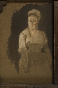 Pastel d’une jeune femme 1877