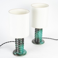 Atelier Primavera (XXe) Paire de Lampes 1926-1929