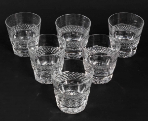 Cristallerie Saint Louis gobelets ou verres à whisky Old Fashion modèle Trianon|||||