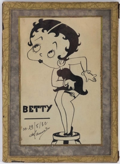 Dessin de Betty Boop par Manuel 1932|||||||