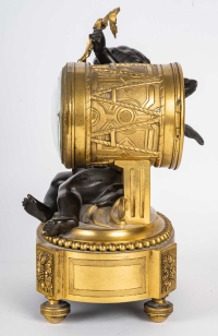Pendule Napoléon III « Amour au tambour », circa 1875