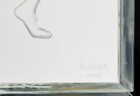 Lampe &quot;Bacchante&quot; verre blanc de René Lalique