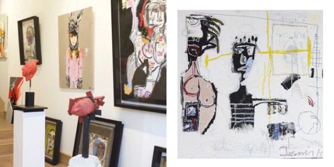 La Galerie SEBBAN expose le peintre Monsieur JAMIN « En grande pompe »||
