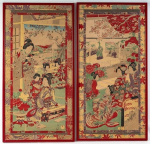 Estampes japonaises, XIXème siècle||||||