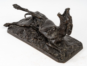 Chien de chasse, Bronze signé PJ MENE, XIXème siècle|Chien de chasse, Bronze signé PJ MENE, XIXème siècle|||||||