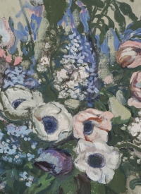 Julien Duriez 1900-1993. Bouquet De Fleurs.
