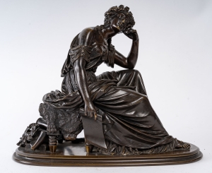 Bronze de Pradier à patine brune, XIXème siècle||||||||