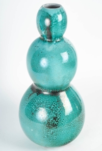 Primavera, Important Vase Triple Gourde, France, 1926-1929