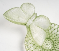 René Lalique , 3 cendriers « Dahlia Et Papillon »,1931.