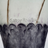 Vase &quot;Papyrus&quot; pâte de verre de Gabriel ARGY-ROUSSEAU