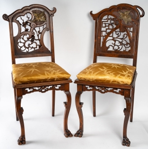 Paire de chaises d&#039;inspiration Viardot|Paire de chaises d&#039;inspiration Viardot||||||||