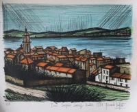 Bernard Buffet, Vue de Saint Tropez., 1996