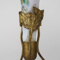 Une Paire De vases de forme Cornets En Opaline Fin XIXème Siècle