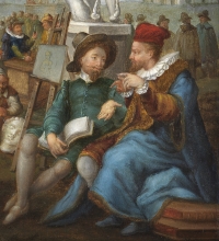 Mercure présidant aux Arts – Ecole flamande vers 1600