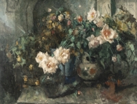 Jean Louis Auguste Laudy (1877-1956). Bouquets De Roses