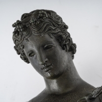 Bronze du grand tour, d&#039;après l&#039;antique représentant Narcisse, travail du XIXe siècle