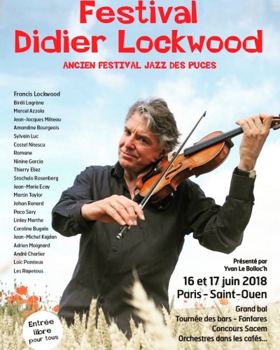Festival Didier Lockwood 2018 - Marché aux Puces de Saint-Ouen - Marché Biron||