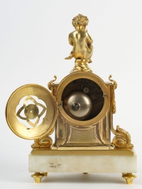 L&#039;Amour poète- Garniture de Cheminée ou de Bureau d&#039;atours Louis XVI. Circa 1880.