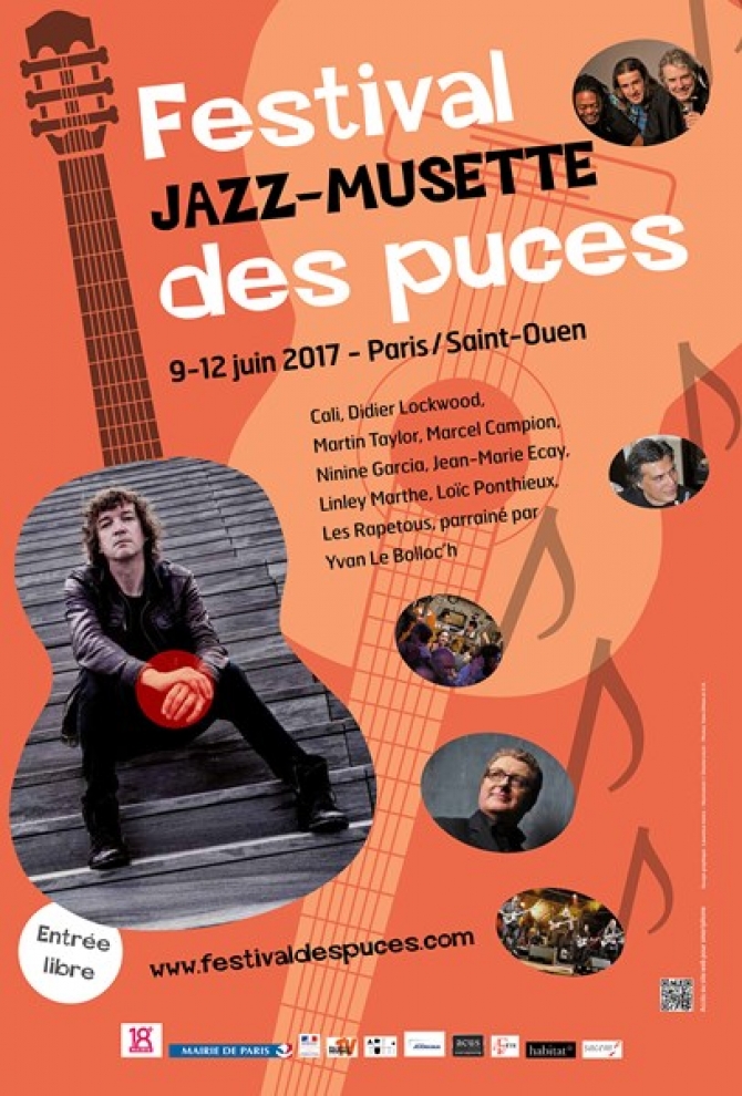Festival Jazz Musette des Puces 2017 Parraîné par Didier LOCKWOOD||