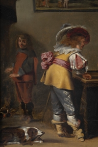 Christoffel Van Der LAMEN 1606-1651 Plaisir Musical Et Joueurs De Tric-trac