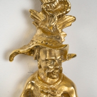 Paire d’appliques en bronze doré à deux bras de lumière à décor aux Chinois  en face à face vers 1850-1870