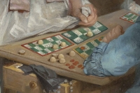 Charles Chaplin (1825-1891) Le Jeu De Loto