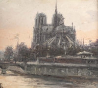 Gaspar MIRO 1859-1930. Notre Dame De Paris