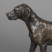 Sculpture - Chien Braque , Christophe Fratin (1801-1864) - Bronze