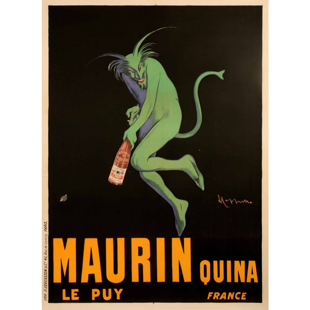 Affiche Leonetto Cappiello - Maurin Quina 