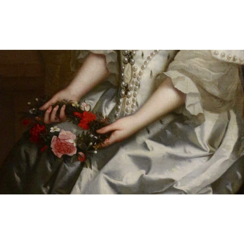 Charles Beaubrun (1604 - 1694): Portrait d'Henriette d'Angleterre, duchesse d'Orléans. Charles Beaubrun (1604 - 1694): Portrait d'Henriette d'Angleterre, duchesse d'Orléans.