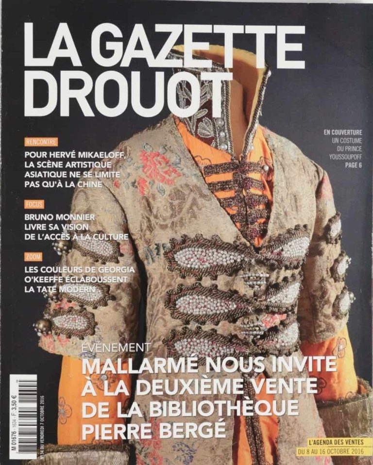 Galerie Beauté Chinoise dans la Gazette Drouot | Biron ||||