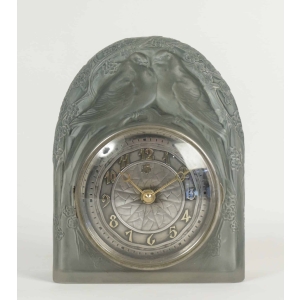 René Lalique Pendule "2 colombes" ||||||