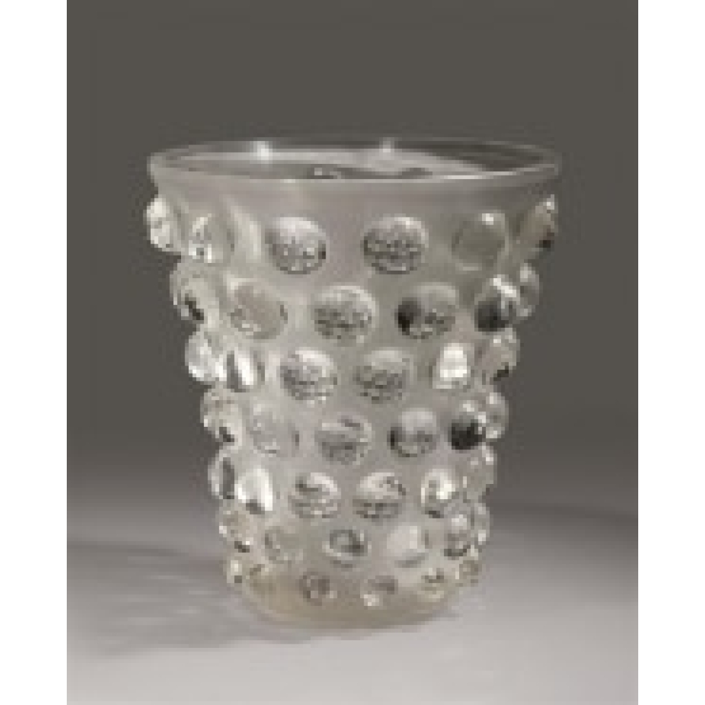 René LALIQUE (1860-1945). Vase " BAMAKO" |||||