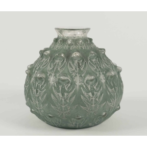 René Lalique(1860-1945) Vase Fougère ||||