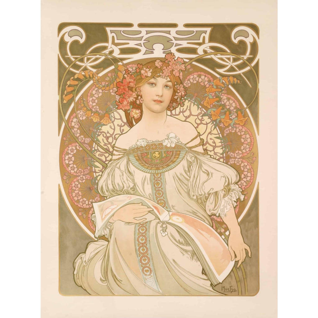 Alphonse Mucha - Reverie - 1897 ||