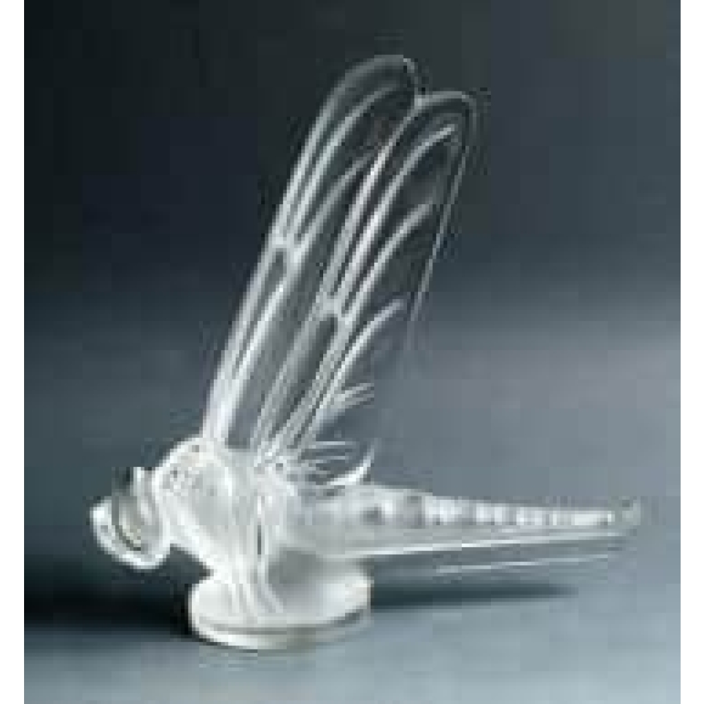 RENE LALIQUE (1860-1945) «Libellule grande»bouchon de radiateur ||