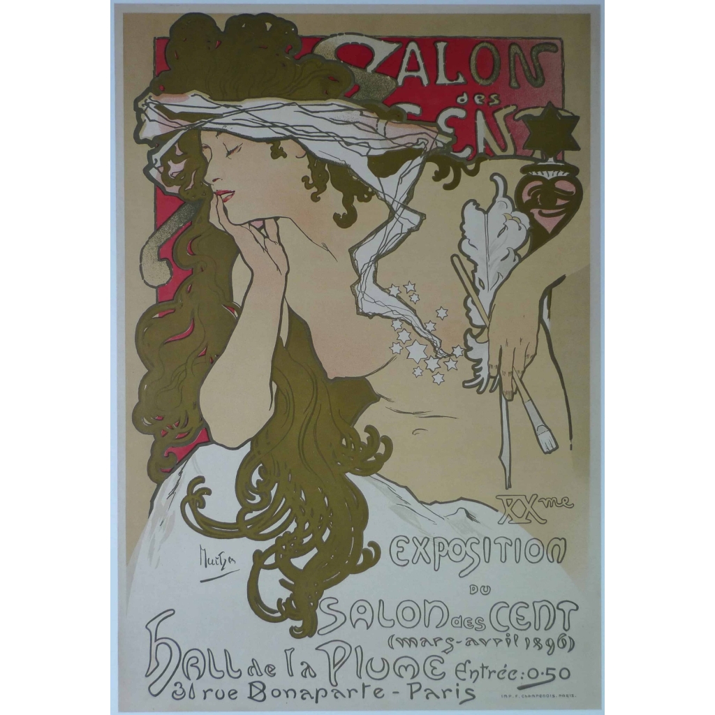 Alphonse Mucha - Salon des Cent - 1896 