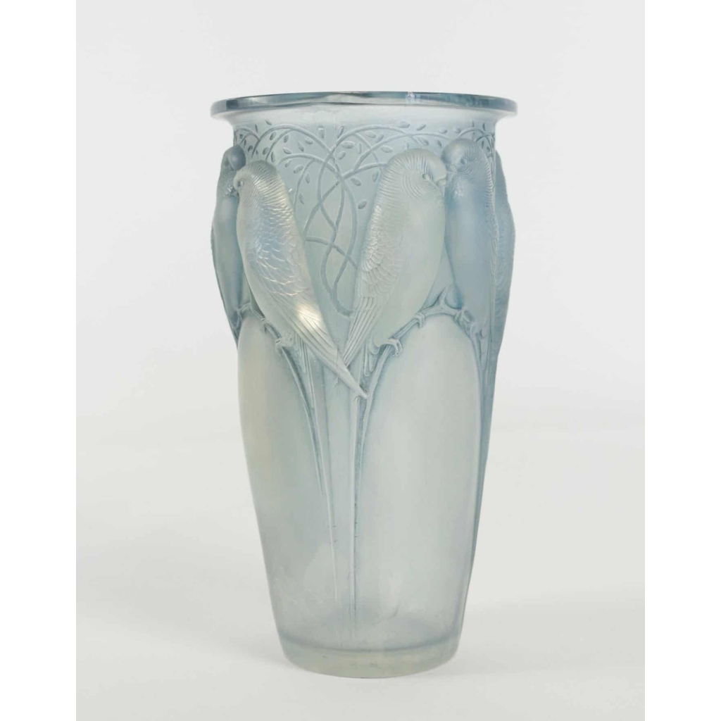 René lalique Vase Opalescent "Ceylan" |||||||