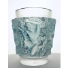 RENE LALIQUE (1860-1945) Vase «Bacchus» Patiné Bleu RENE LALIQUE (1860-1945) Vase «Bacchus» Patiné Bleu