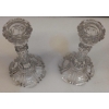 1950' Baccarat Paire de Bougeoirs pour Chandeliers 1950' Baccarat Paire de Bougeoirs pour Chandeliers