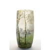 Daum Nancy vase Paysace lacustre "Printemps" |||