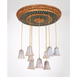 Paul FOLLOT & DAUM NANCY (1877-1941) Suspension - Circa 1922 |||