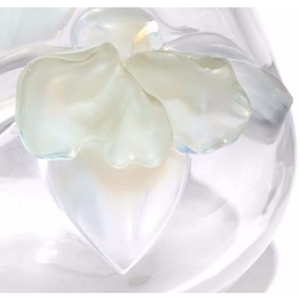 Lalique France Vase "orchidée" opalescent Lalique France Vase "orchidée" opalescent