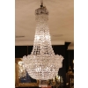 Lustre corbeille en cristal fin 19e |||||||